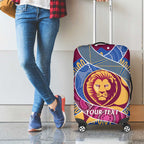 Brisbane Lions Football Custom Luggage Cover Premiers Proud Aboriginal Art - Aussie Hoodie