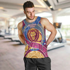 Brisbane Lions Football Custom Men Tank Top Premiers Proud Aboriginal Art - Aussie Hoodie