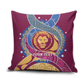 Brisbane Lions Football Custom Pillow Cover Premiers Proud Aboriginal Art - Aussie Hoodie