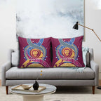 Brisbane Lions Football Custom Pillow Cover Premiers Proud Aboriginal Art - Aussie Hoodie