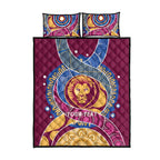Brisbane Lions Football Custom Quilt Bed Set Premiers Proud Aboriginal Art - Aussie Hoodie