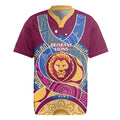 Brisbane Lions Football Custom Rugby Jersey Premiers Proud Aboriginal Art - Aussie Hoodie