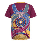 Brisbane Lions Football Custom Rugby Jersey Premiers Proud Aboriginal Art - Aussie Hoodie