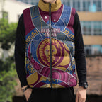 Brisbane Lions Football Custom Sleeveless Puffer Jacket Premiers Proud Aboriginal Art - Aussie Hoodie