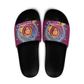 Brisbane Lions Football Custom Slide Sandals Premiers Proud Aboriginal Art - Aussie Hoodie