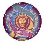 Brisbane Lions Football Custom Spare Tire Cover Premiers Proud Aboriginal Art - Aussie Hoodie