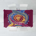 Brisbane Lions Football Custom Tablecloth Premiers Proud Aboriginal Art - Aussie Hoodie