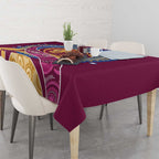 Brisbane Lions Football Custom Tablecloth Premiers Proud Aboriginal Art - Aussie Hoodie