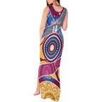 Brisbane Lions Football Custom Tank Maxi Dress Premiers Proud Aboriginal Art - Aussie Hoodie