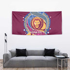 Brisbane Lions Football Custom Tapestry Premiers Proud Aboriginal Art - Aussie Hoodie