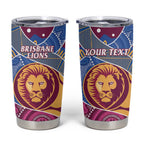 Brisbane Lions Football Custom Tumbler Cup Premiers Proud Aboriginal Art - Aussie Hoodie