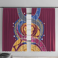 Brisbane Lions Football Custom Window Curtain Premiers Proud Aboriginal Art - Aussie Hoodie