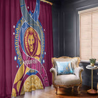Brisbane Lions Football Custom Window Curtain Premiers Proud Aboriginal Art - Aussie Hoodie