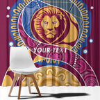 Brisbane Lions Football Custom Window Curtain Premiers Proud Aboriginal Art - Aussie Hoodie