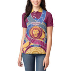Brisbane Lions Football Custom Women Polo Shirt Premiers Proud Aboriginal Art - Aussie Hoodie