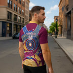 Brisbane Lions Football Custom Zipper Polo Shirt Premiers Proud Aboriginal Art - Aussie Hoodie