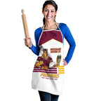Brisbane Broncos Rugby Apron NRL 4th Premiers Proud - Aussie Hoodie