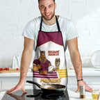 Brisbane Broncos Rugby Apron NRL 4th Premiers Proud - Aussie Hoodie