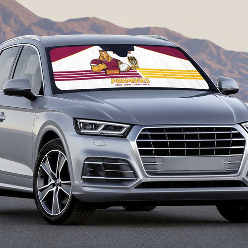 Brisbane Broncos Rugby Auto Sun Shade NRL 4th Premiers Proud - Aussie Hoodie