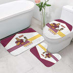 Brisbane Broncos Rugby Bathroom Set NRL 4th Premiers Proud - Aussie Hoodie