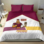 Brisbane Broncos Rugby Bedding Set NRL 4th Premiers Proud - Aussie Hoodie