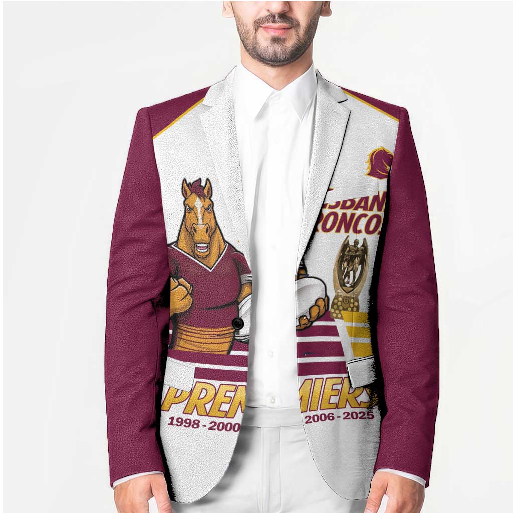 Brisbane Broncos Rugby Personalised Blazer NRL 4th Premiers Proud - Aussie Hoodie