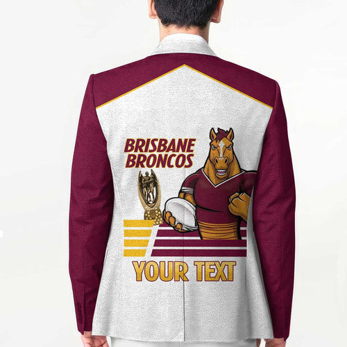 Brisbane Broncos Rugby Personalised Blazer NRL 4th Premiers Proud - Aussie Hoodie