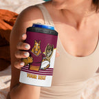 Brisbane Broncos Rugby Personalised 4 in 1 Can Cooler Tumbler NRL 4th Premiers Proud - Aussie Hoodie