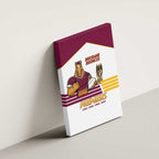 Brisbane Broncos Rugby Canvas Wall Art NRL 4th Premiers Proud - Aussie Hoodie