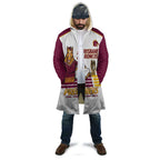 Brisbane Broncos Rugby Personalised Cloak NRL 4th Premiers Proud - Aussie Hoodie
