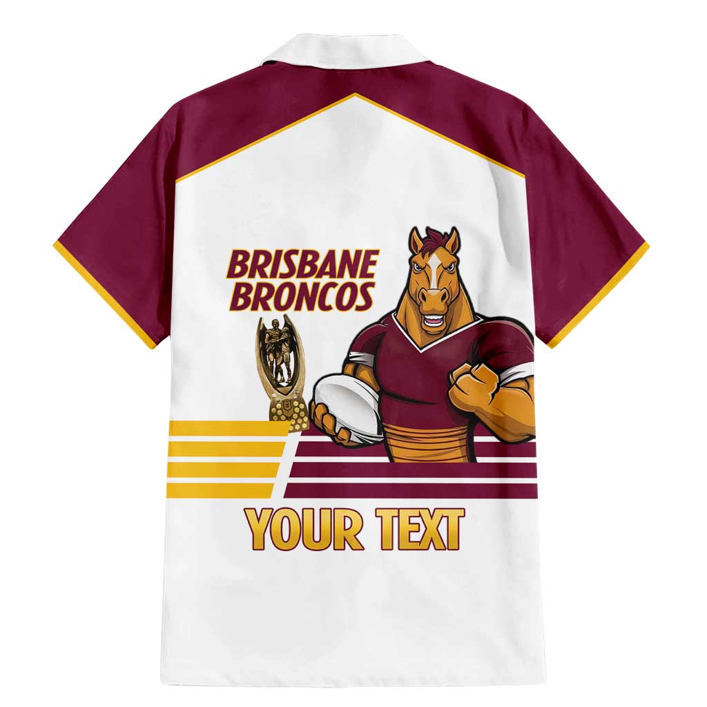 Brisbane Broncos Rugby Personalised Family Matching Mermaid Dress and Hawaiian Shirt NRL 4th Premiers Proud - Aussie Hoodie
