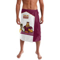 Brisbane Broncos Rugby Personalised Lavalava NRL 4th Premiers Proud - Aussie Hoodie