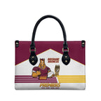 Brisbane Broncos Rugby Leather Bag NRL 4th Premiers Proud - Aussie Hoodie