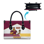 Brisbane Broncos Rugby Leather Bag NRL 4th Premiers Proud - Aussie Hoodie