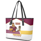 Brisbane Broncos Rugby Leather Tote Bag NRL 4th Premiers Proud - Aussie Hoodie