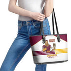 Brisbane Broncos Rugby Leather Tote Bag NRL 4th Premiers Proud - Aussie Hoodie