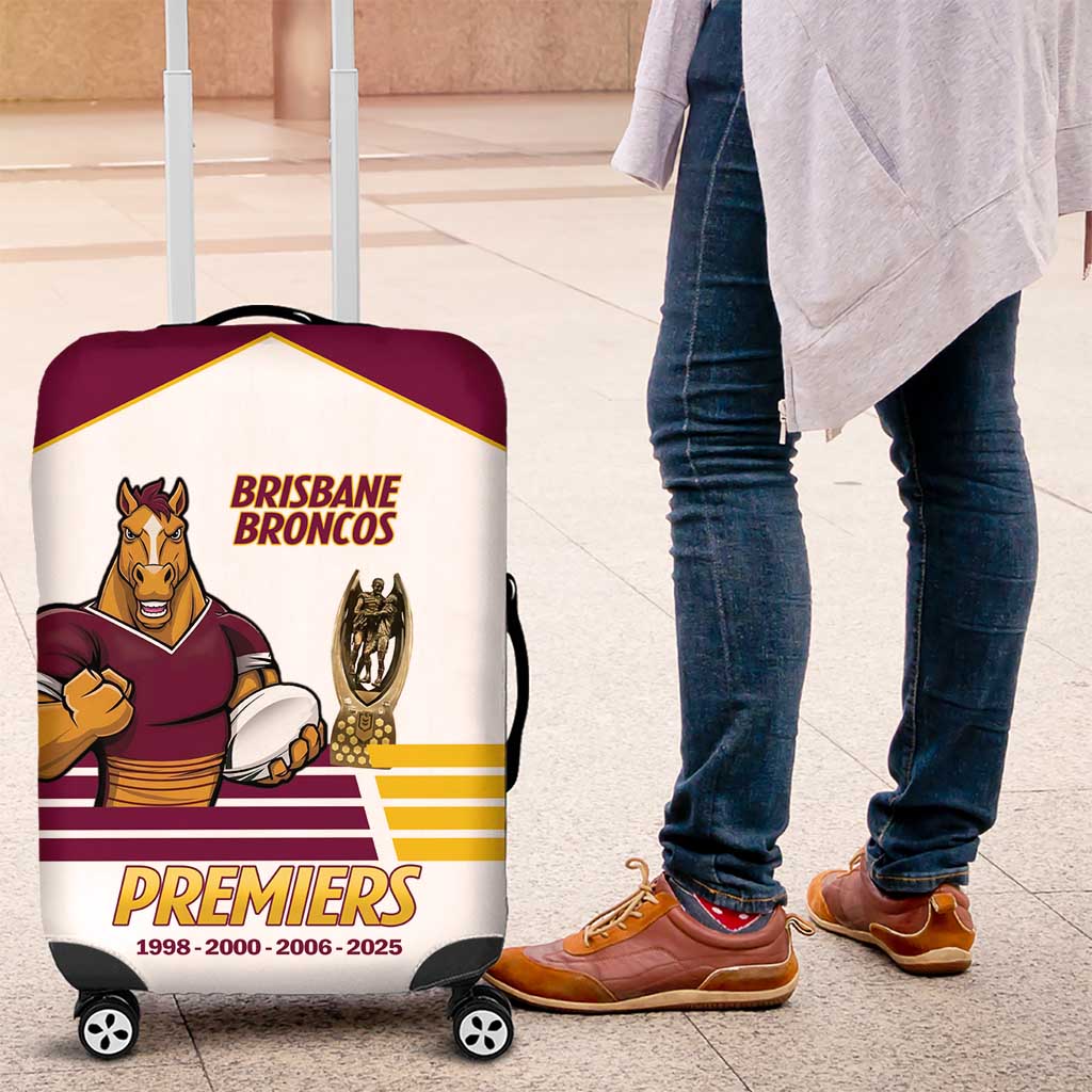 Brisbane Broncos Rugby Luggage Cover NRL 4th Premiers Proud - Aussie Hoodie