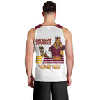 Brisbane Broncos Rugby Personalised Men Tank Top NRL 4th Premiers Proud - Aussie Hoodie
