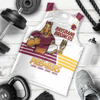 Brisbane Broncos Rugby Personalised Men Tank Top NRL 4th Premiers Proud - Aussie Hoodie