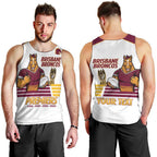 Brisbane Broncos Rugby Personalised Men Tank Top NRL 4th Premiers Proud - Aussie Hoodie