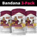 Brisbane Broncos Rugby Neck Gaiter NRL 4th Premiers Proud - Aussie Hoodie