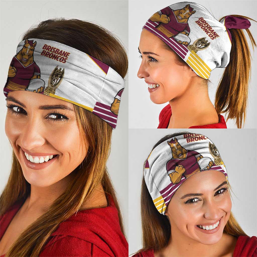 Brisbane Broncos Rugby Neck Gaiter NRL 4th Premiers Proud - Aussie Hoodie