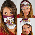Brisbane Broncos Rugby Neck Gaiter NRL 4th Premiers Proud - Aussie Hoodie