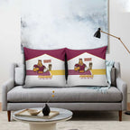Brisbane Broncos Rugby Pillow Cover NRL 4th Premiers Proud - Aussie Hoodie
