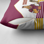 Brisbane Broncos Rugby Pillow Cover NRL 4th Premiers Proud - Aussie Hoodie