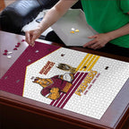 Brisbane Broncos Rugby Puzzle NRL 4th Premiers Proud - Aussie Hoodie