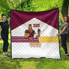 Brisbane Broncos Rugby Quilt NRL 4th Premiers Proud - Aussie Hoodie