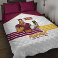 Brisbane Broncos Rugby Quilt Bed Set NRL 4th Premiers Proud - Aussie Hoodie