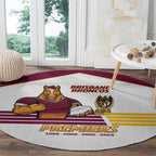 Brisbane Broncos Rugby Round Carpet NRL 4th Premiers Proud - Aussie Hoodie
