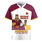 Brisbane Broncos Rugby Personalised Rugby Jersey NRL 4th Premiers Proud - Aussie Hoodie